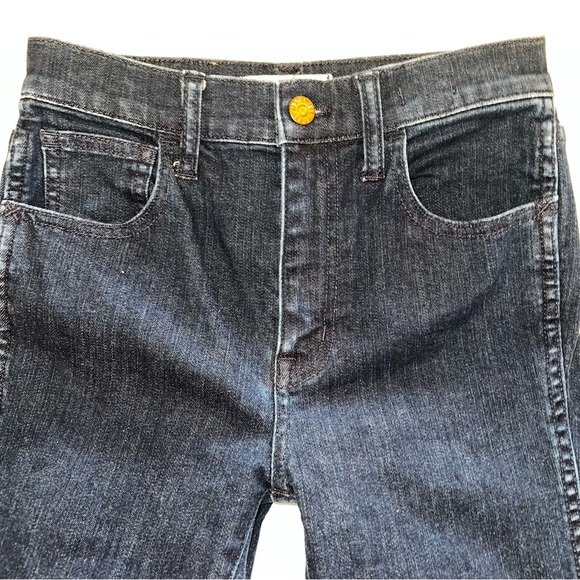 Madewell 10” High Riser Dark Wash Skinny Skinny Jeans Sz 25 - Picture 3 of 13